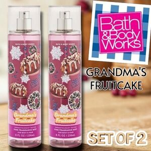 Bath & Body Works Grandma's Fruitcake 2 Piece Set